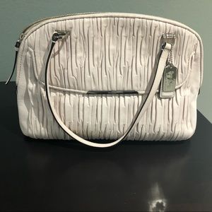 Coach leather handbag